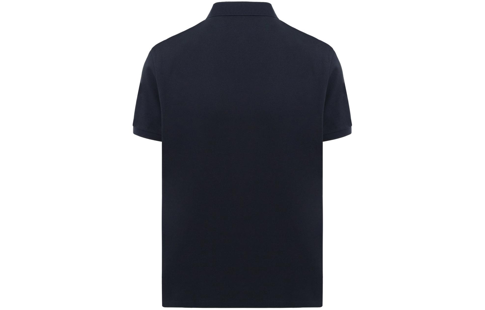 Lookbook Polo Slim Fit Rayas con Botones Moncler, Azul. J10918A0002089A1677X