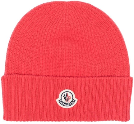 Moncler Soft Wool Knit Beanie Hat in Red. H20913B00050M1900530 Order Moncler Soft Wool Knit Beanie Hat in Red. H20913B00050M1900530