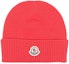 Order Moncler Soft Wool Knit Beanie Hat in Red. H20913B00050M1900530