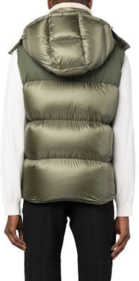 Moncler Solid Color Hooded Zipper Slim Fit Sleeveless Vest I20911A00056596 Shop Moncler Solid Color Hooded Zipper Slim Fit Sleeveless Vest I20911A00056596