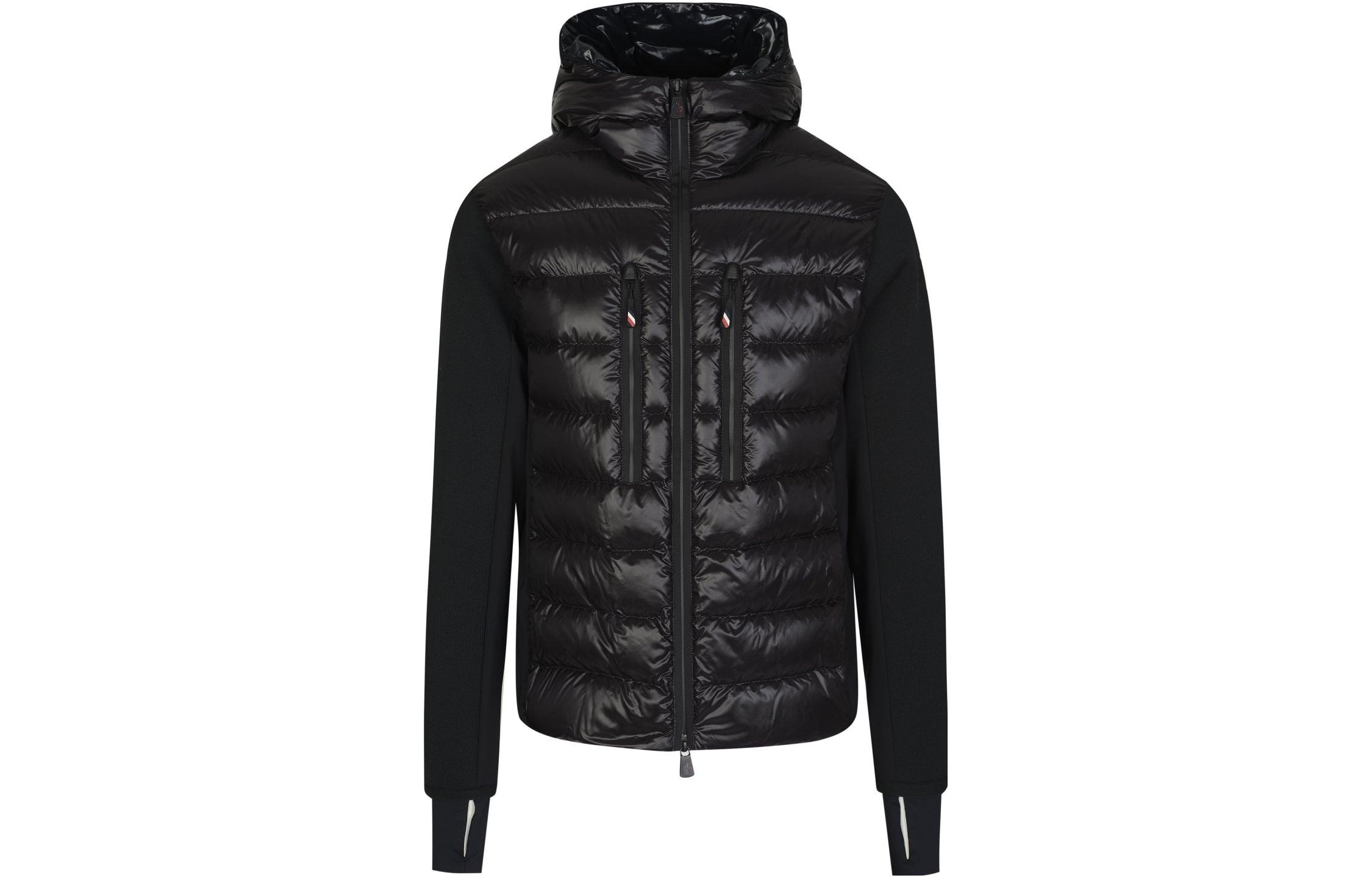 Moncler  Solid Color Long Sleeve Hooded Down Jacket 9B00009C9043999