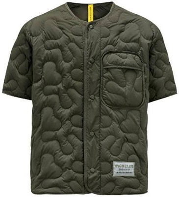 モンクレール 無地 ルーズフィット ボタンクルーネック半袖シャツ グリーン 2F00002M322483C Buy モンクレール 無地 ルーズフィット ボタンクルーネック半袖シャツ グリーン 2F00002M322483C