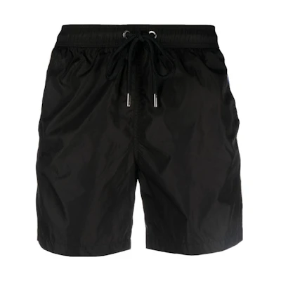 Moncler Solid Color Mid-Rise Casual Straight Shorts. I10912C0001153326