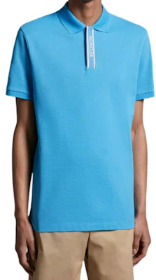 モンクレール 無地 半袖ポロシャツ - ブルー J10918A0000289A1672I Lookbook モンクレール 無地 半袖ポロシャツ - ブルー J10918A0000289A1672I