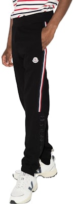 Moncler Solid Color Side Stripe Logo Track Pants H10918H00018809LA999 Purchase Moncler Solid Color Side Stripe Logo Track Pants H10918H00018809LA999