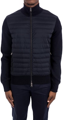 Moncler Solid Color Stand Collar Jacket Blue 9B00008V9100781 Purchase Moncler Solid Color Stand Collar Jacket Blue 9B00008V9100781