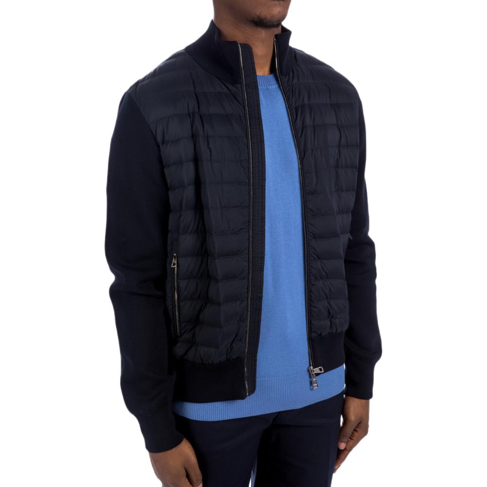 Sizing Moncler  Solid Color Stand Collar Jacket Blue 9B00008V9100781