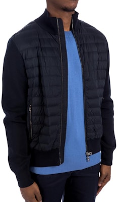 Moncler Solid Color Stand Collar Jacket Blue 9B00008V9100781 Sizing Moncler Solid Color Stand Collar Jacket Blue 9B00008V9100781