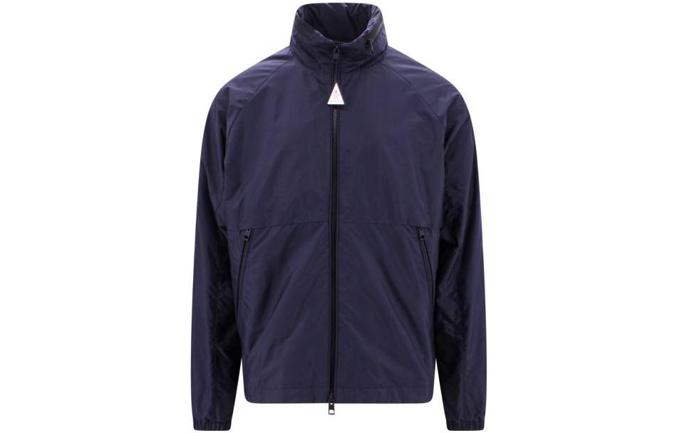 Moncler  Solid Color Stand Collar Jacket Navy Blue. 1A0014353A5EP70 圖 2