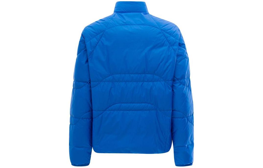 Lookbook Moncler Jaket Zip-Up Warna Biru Lengan Panjang Slim Fit. I10911A00083M281372K