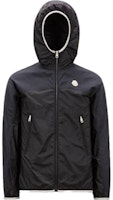 Moncler Solid Color Zip-Up Long Sleeve Jacket - Black I10911A0007868953P99 Moncler Solid Color Zip-Up Long Sleeve Jacket - Black I10911A0007868953P99