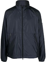 Moncler Solid Color Zip-Up Loose Fit Jacket in Blue. I10911A0014353A5EP70 Moncler Solid Color Zip-Up Loose Fit Jacket in Blue. I10911A0014353A5EP70