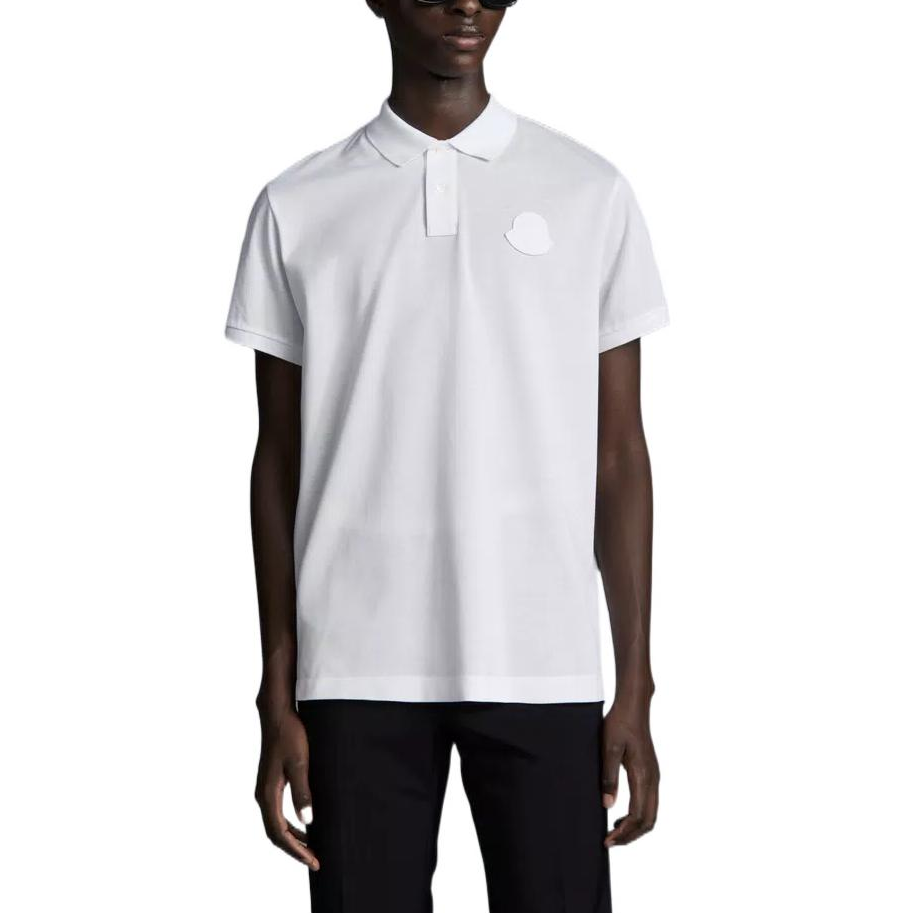 Purchase Moncler Polo Lengan Pendek Kapas Pejal Lelaki H10918A0002084673001