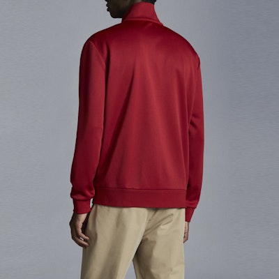 蒙克勒 SS22 标志条纹高领拉链夹克 火焰红 H10918G00007899A0480 Shop 蒙克勒 SS22 标志条纹高领拉链夹克 火焰红 H10918G00007899A0480