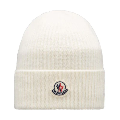 Moncler Stylish Minimalist Cashmere Knit Beanie Hat. H20913B00050M1900032