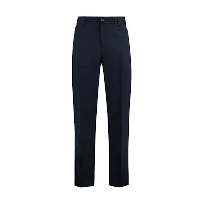 Moncler Tricolor Drawstring Casual Pants - Blue. 2A00003-57448-781