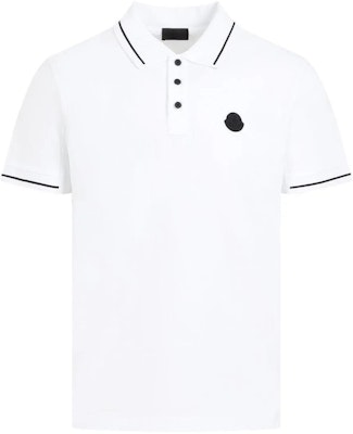 Moncler 白色经典修身短袖翻领 Polo 衫. 8A0000189A16001 Buy Moncler 白色经典修身短袖翻领 Polo 衫. 8A0000189A16001