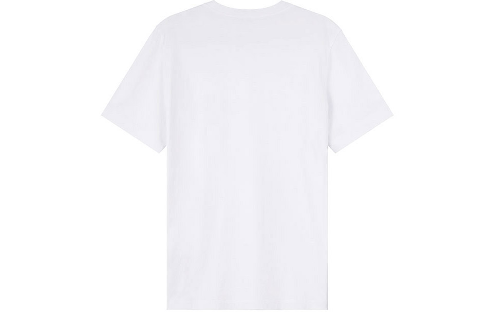 Lookbook Moncler Kaos Putih Logo Grafis Crewneck Lengan Pendek. I10918C000648390T001