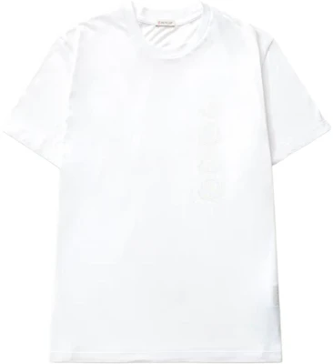Moncler Camiseta Blanca Manga Corta con Estampado Gráfico en la Espalda. G20918C00033829H8001 Order Moncler Camiseta Blanca Manga Corta con Estampado Gráfico en la Espalda. G20918C00033829H8001