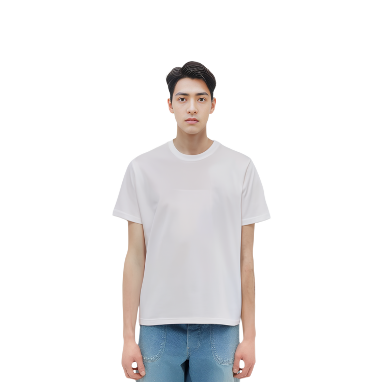 Purchase Moncler Camiseta Blanca Manga Corta con Estampado Gráfico en la Espalda. G20918C00033829H8001