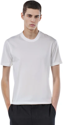 Moncler Camiseta Blanca Manga Corta con Estampado Gráfico en la Espalda. G20918C00033829H8001 Details for Moncler Camiseta Blanca Manga Corta con Estampado Gráfico en la Espalda. G20918C00033829H8001