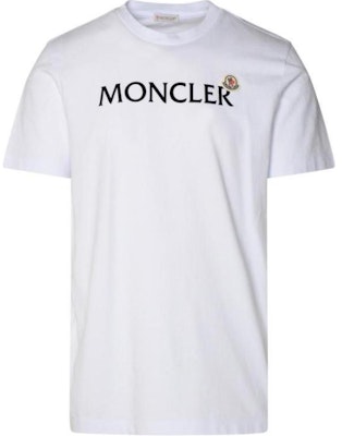 モンクレール ホワイト クルーネック Tシャツ レタープリントデザイン. 8C000578390T001 Buy モンクレール ホワイト クルーネック Tシャツ レタープリントデザイン. 8C000578390T001