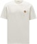 Buy Moncler White Crewneck T-Shirt with Solid Logo Patch Design. I20918C000518390T034