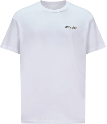 Moncler Kemeja-T Putih Crewneck dengan Rekaan Cetakan Berasaskan Air. J10918C0004889AKK00A Order Moncler Kemeja-T Putih Crewneck dengan Rekaan Cetakan Berasaskan Air. J10918C0004889AKK00A