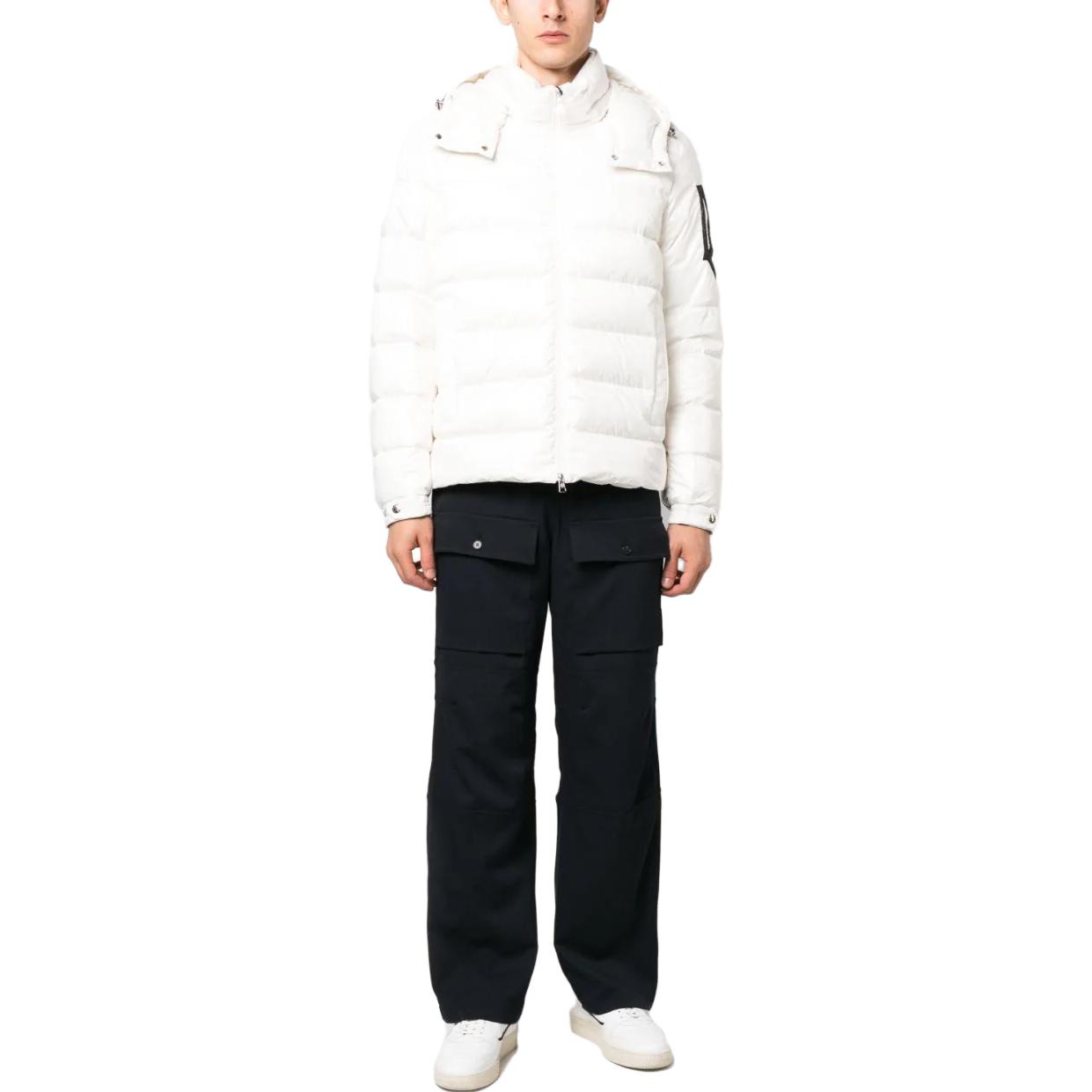 Moncler  White Down Jacket Plain Design I20911A000075963V031 圖 3