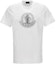 Order Moncler White Graphic Print Crew Neck Short Sleeve T-Shirt 8C0002889A17001