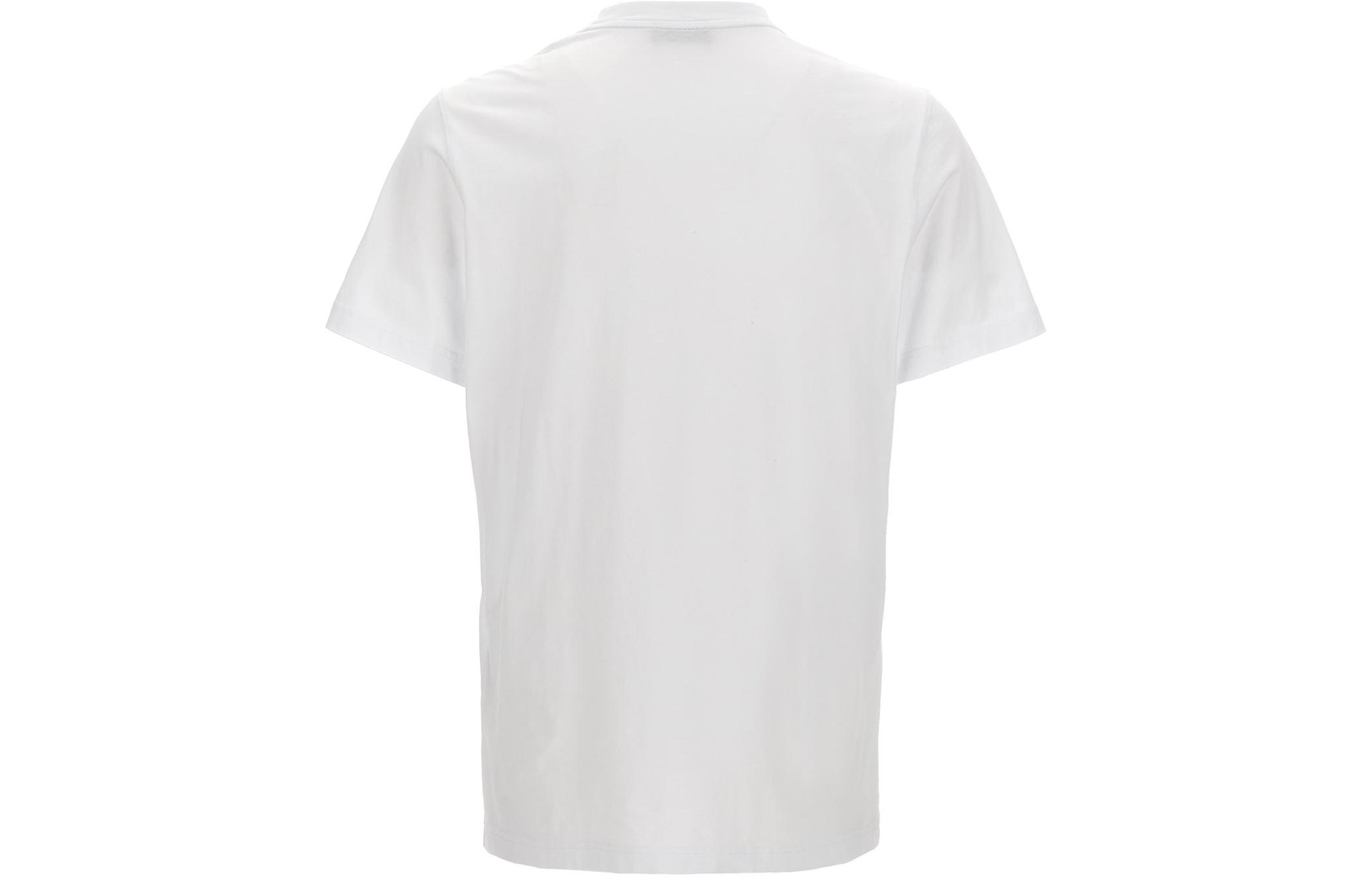 Lookbook Moncler  White Graphic Print Crew Neck Short Sleeve T-Shirt 8C0002889A17001