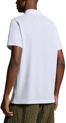 Polo Manga Corta Moncler Blanco con Logo Bordado. J10918A0002484556001 Shop Polo Manga Corta Moncler Blanco con Logo Bordado. J10918A0002484556001