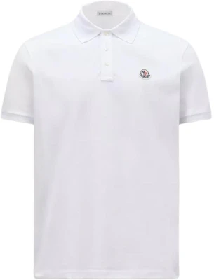 モンクレール ホワイト ロゴプリント 半袖 ポロシャツ J20918A0000984556002 Order モンクレール ホワイト ロゴプリント 半袖 ポロシャツ J20918A0000984556002
