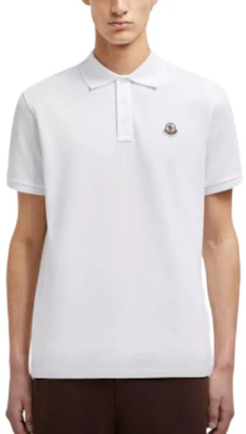 モンクレール ホワイト ロゴプリント 半袖 ポロシャツ J20918A0000984556002 Lookbook モンクレール ホワイト ロゴプリント 半袖 ポロシャツ J20918A0000984556002