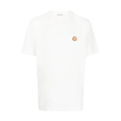 Moncler White Slim-Fit Crew Neck T-Shirt 8C000518390T034