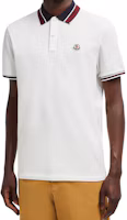Lookbook Moncler 白色條紋Logo貼布短袖POLO衫 J20918A0001889A16034