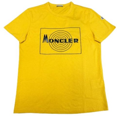 Moncler Kuning T-Shirt Leher Bulat Grafik Cetak Lengan Pendek. 209180485508390T340 Buy Moncler Kuning T-Shirt Leher Bulat Grafik Cetak Lengan Pendek. 209180485508390T340