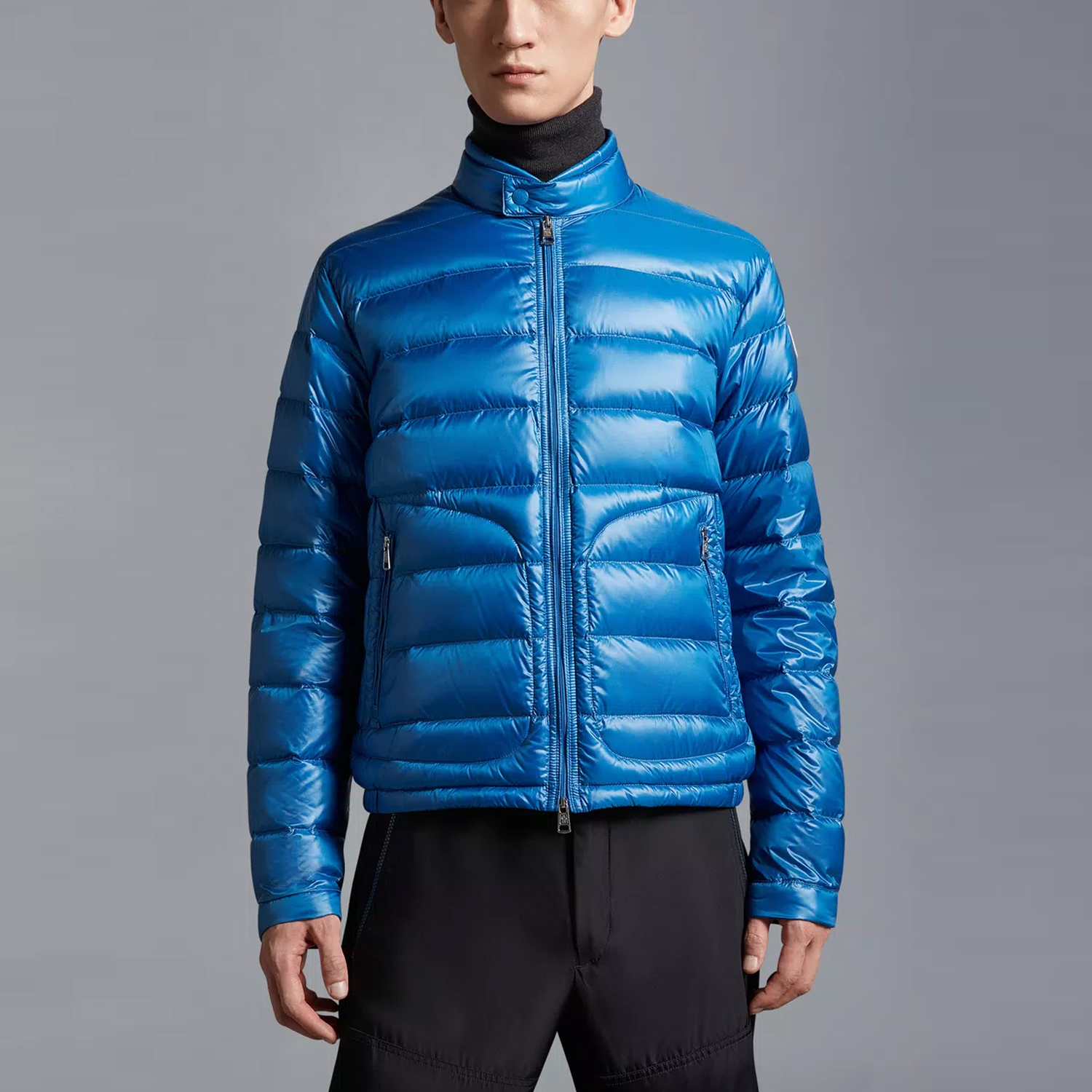 Moncler Acorus  Short Down Jacket Blue - Lightweight Casual Outerwear I20911A1060053029731 圖 3