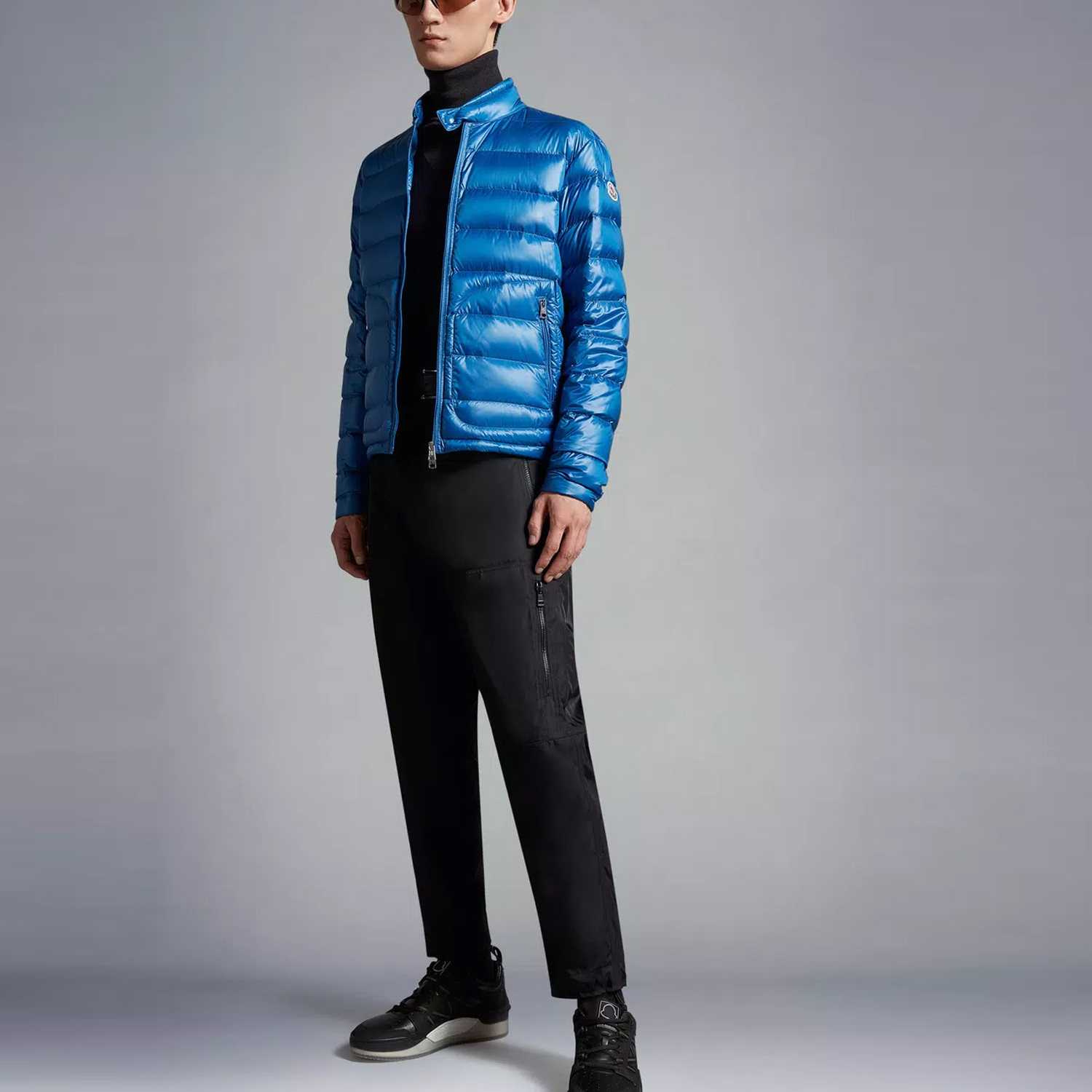Moncler Acorus  Short Down Jacket Blue - Lightweight Casual Outerwear I20911A1060053029731 圖 5