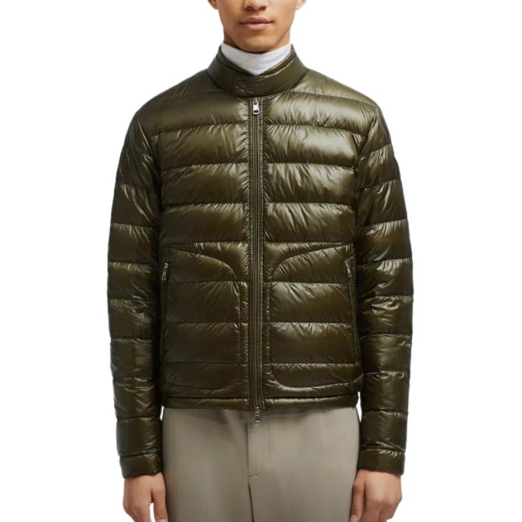 Moncler Acorus FW24 Unisex Lightweight Down Jacket Green with Logo & Zip. J20911A1060053029833 圖 3