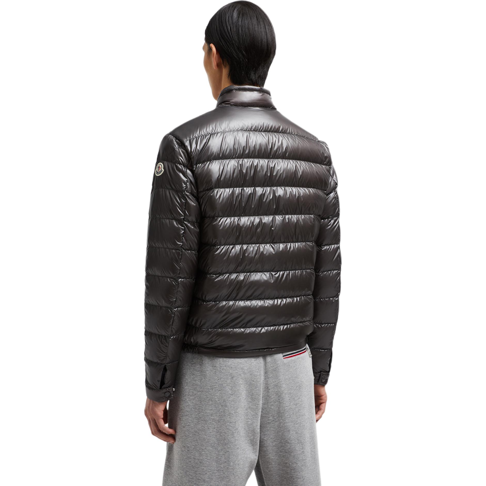 Moncler Acorus Lightweight Down Jacket Unisex Zip-Up Puffer - Dark Gray J20911A1060053029946 圖 4
