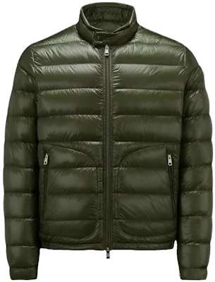 Moncler Acorus Series Glossy Down Jacket for Men in Olive Green. I20911A1060053029833 Buy Moncler Acorus Series Glossy Down Jacket for Men in Olive Green. I20911A1060053029833