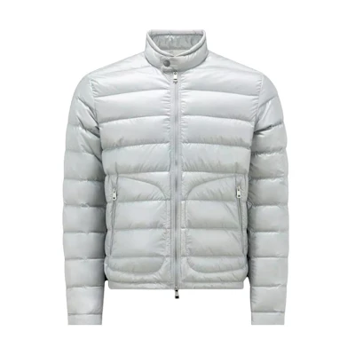 Moncler Acorus Series Grey Short Puffer Jacket Unisex Winter Wear I20911A106005302992V