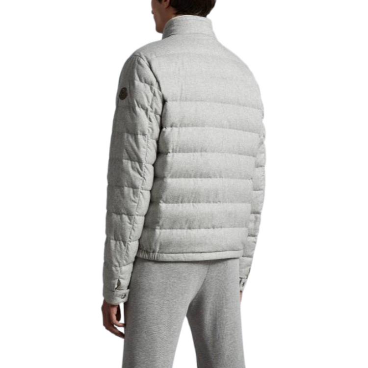Purchase Chaqueta Acolchada Gris Moncler Acorus SS23 con Cremallera y Cuello Alto. I10911A00064596LQ910