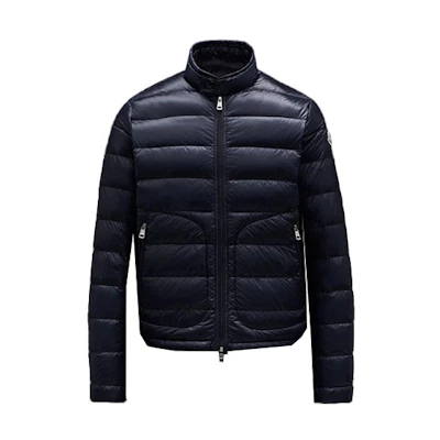Moncler Acorus Unisex Blue Puffer Down Jacket Quilted Shiny Ski Season Warm Coat G10911A1060053029776