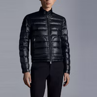 Shop Moncler Acorus Unisex Blue Puffer Down Jacket Quilted Shiny Ski Season Warm Coat G10911A1060053029776