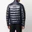 Shop Moncler Agar Logo Jaket Puffer Berkilat Navy - Rekaan Uniseks yang Praktikal. G10911A52O0053A5T