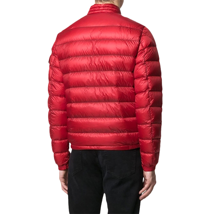 Moncler Agay SS21 Red Down Jacket with Logo, Unisex Functional Collar Design. 1A1100053279448 圖 4