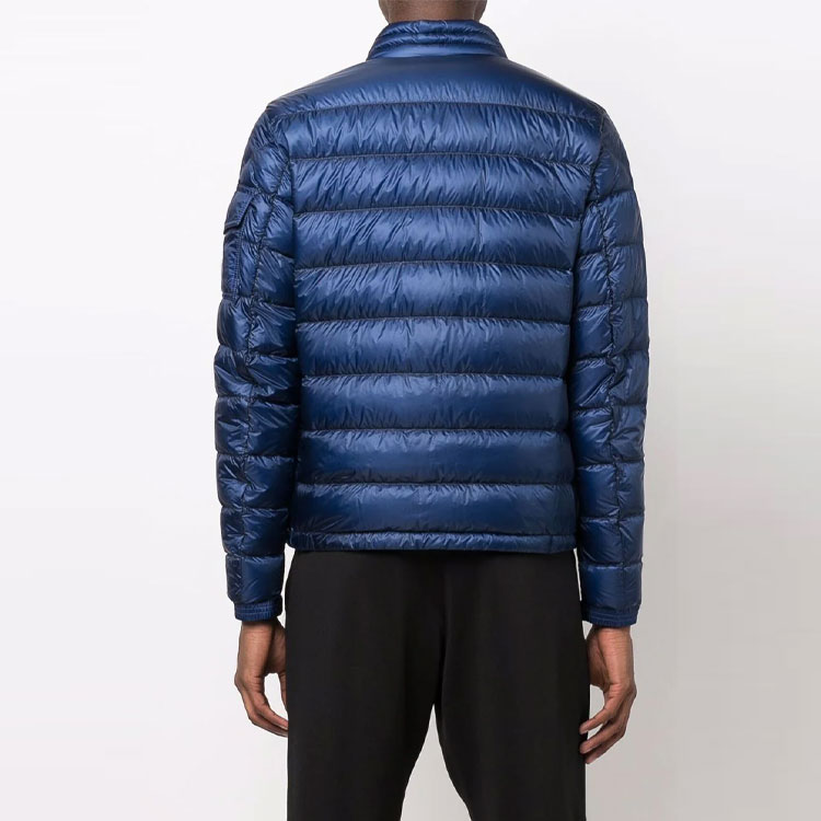 Moncler Agay SS22  Blue Long Sleeve Thick Down Jacket with Stand Collar. H10911A000755327977N 圖 4