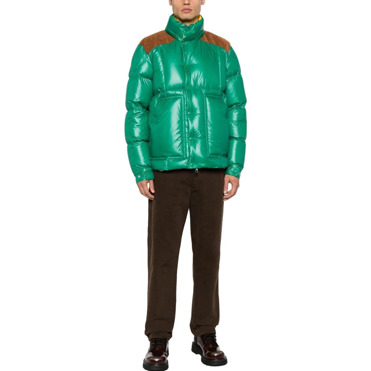 Moncler Ain Two-Tone Down Jacket  Green Full-Sleeve Outerwear 1A00127595ZJ845 圖 3